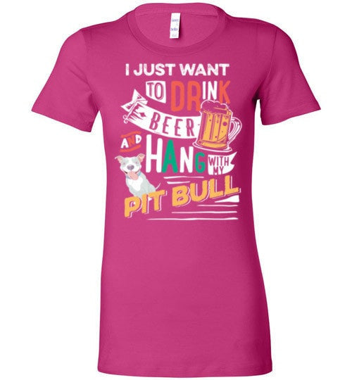 ME, MY BEER AND MY PIT BULL