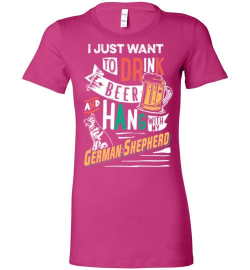 ME, MY BEER AND MY GERMAN SHEPHERD