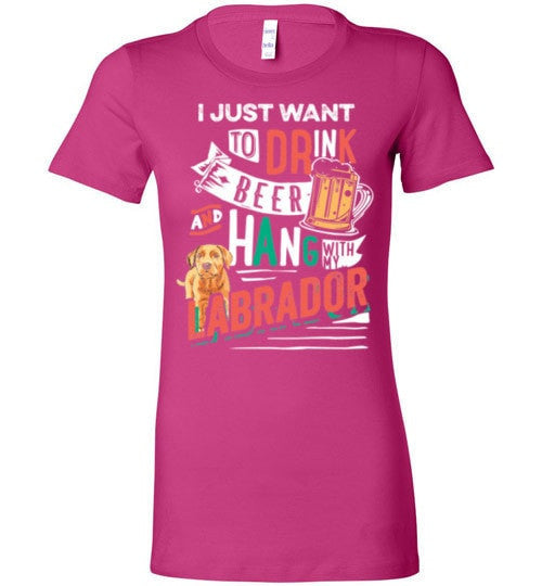 ME, MY BEER AND MY LABRADOR