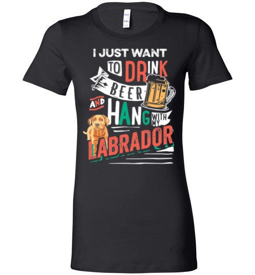 ME, MY BEER AND MY LABRADOR