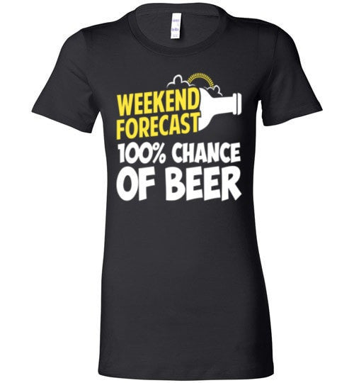 WEEKEND FORECAST 100% CHANCE OF BEER