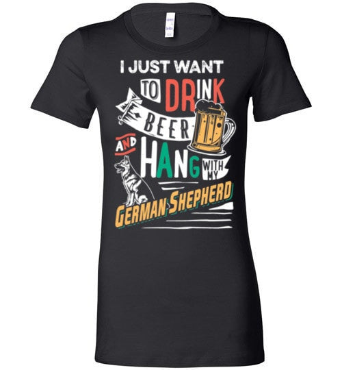 ME, MY BEER AND MY GERMAN SHEPHERD