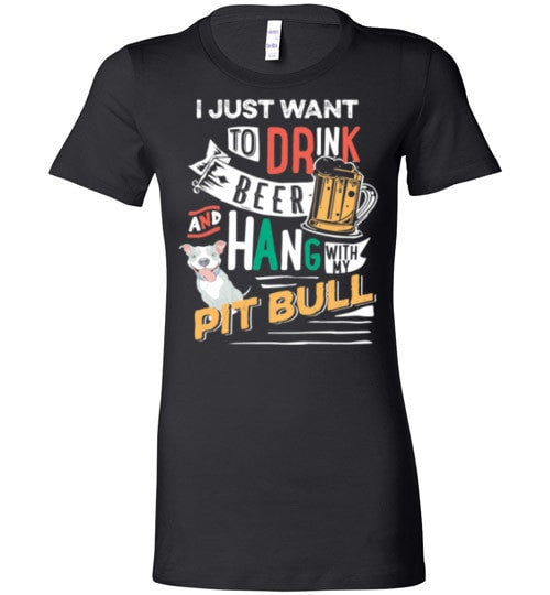 ME, MY BEER AND MY PIT BULL