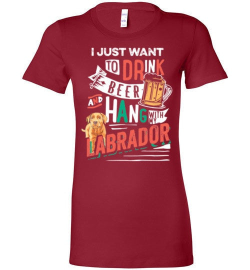 ME, MY BEER AND MY LABRADOR