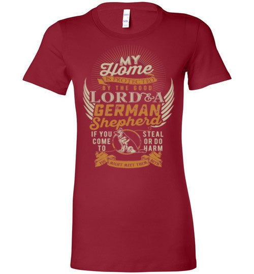 MY HOME IS PROTECTED BY THE LORD & A GSD