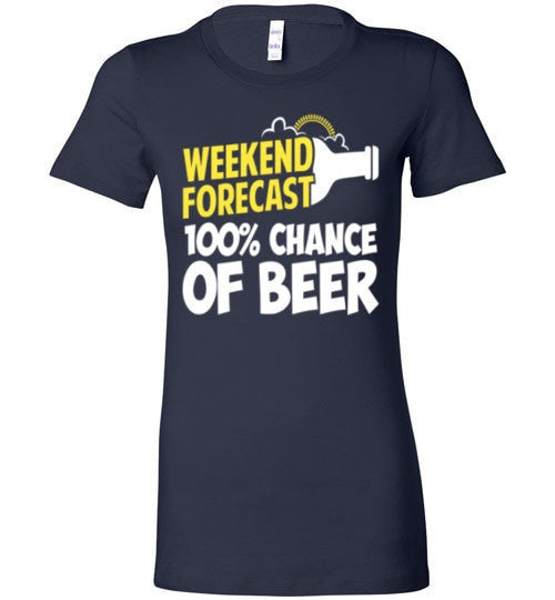 WEEKEND FORECAST 100% CHANCE OF BEER