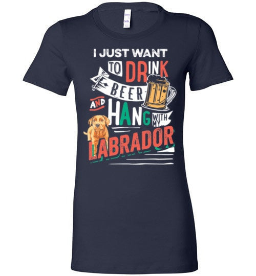 ME, MY BEER AND MY LABRADOR