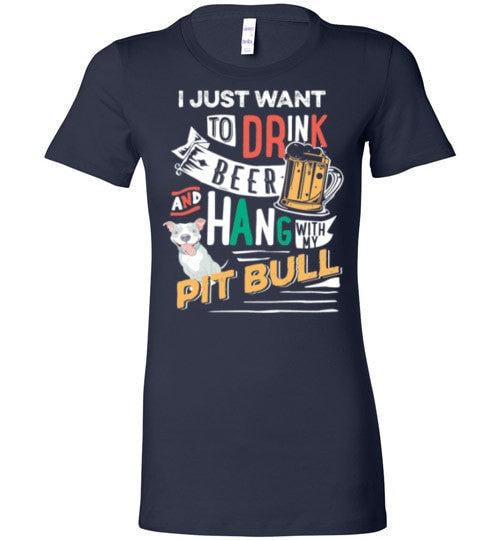 ME, MY BEER AND MY PIT BULL