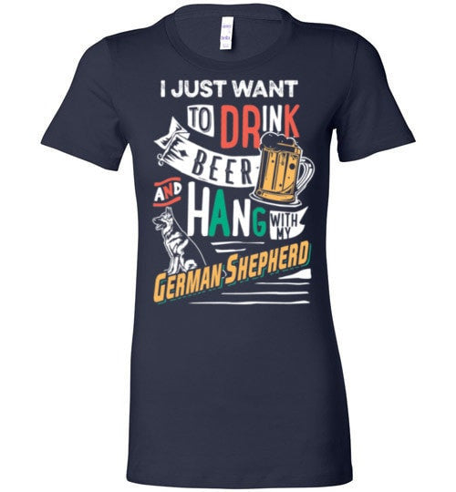 ME, MY BEER AND MY GERMAN SHEPHERD