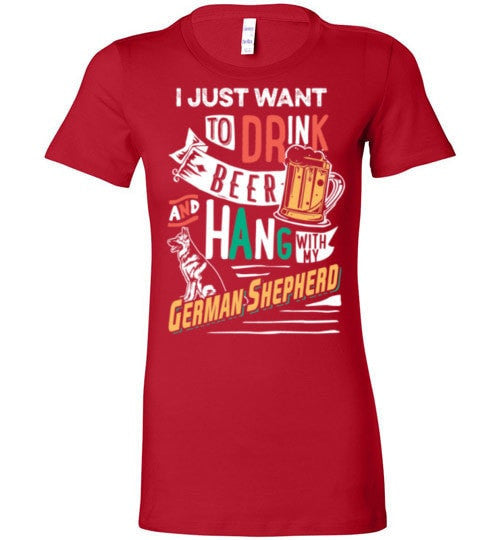 ME, MY BEER AND MY GERMAN SHEPHERD