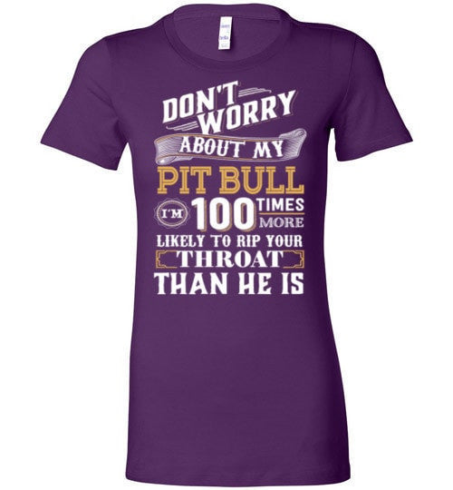 DON'T WORRY ABOUT MY PIT BULL