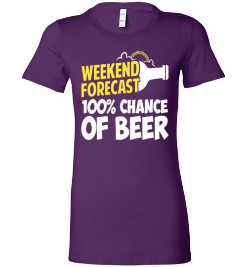 WEEKEND FORECAST 100% CHANCE OF BEER