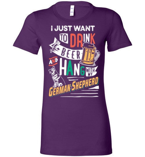 ME, MY BEER AND MY GERMAN SHEPHERD