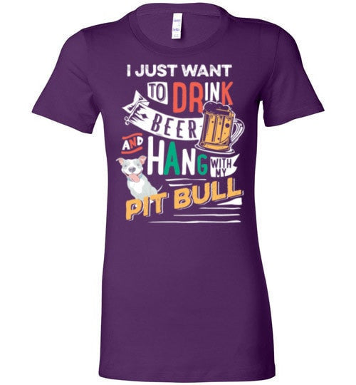 ME, MY BEER AND MY PIT BULL