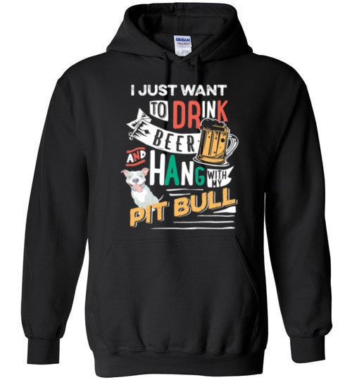 ME, MY BEER AND MY PIT BULL