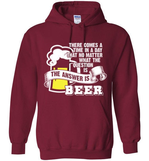 THE ANSWER IS BEER