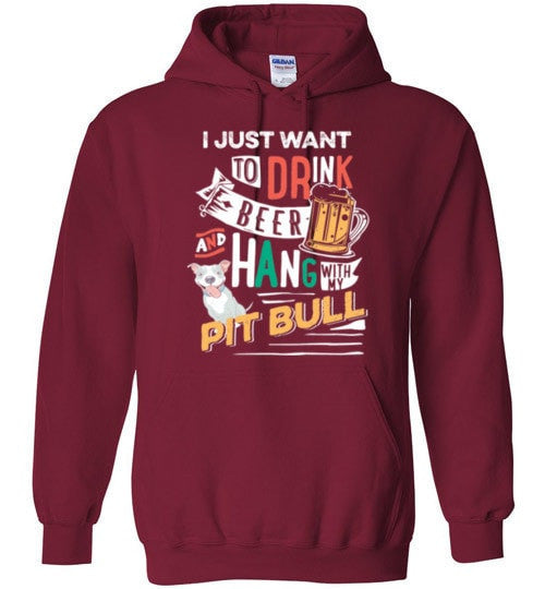 ME, MY BEER AND MY PIT BULL