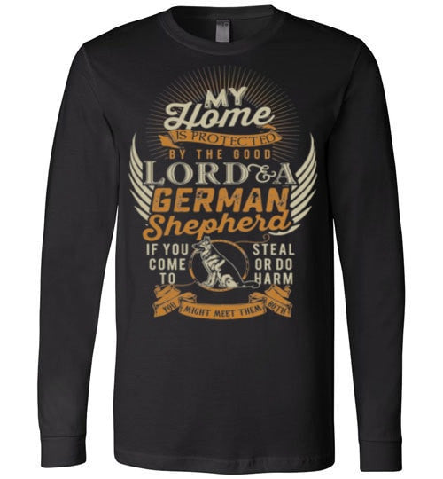 MY HOME IS PROTECTED BY THE LORD & A GSD