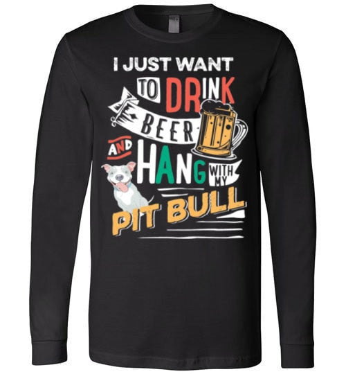 ME, MY BEER AND MY PIT BULL