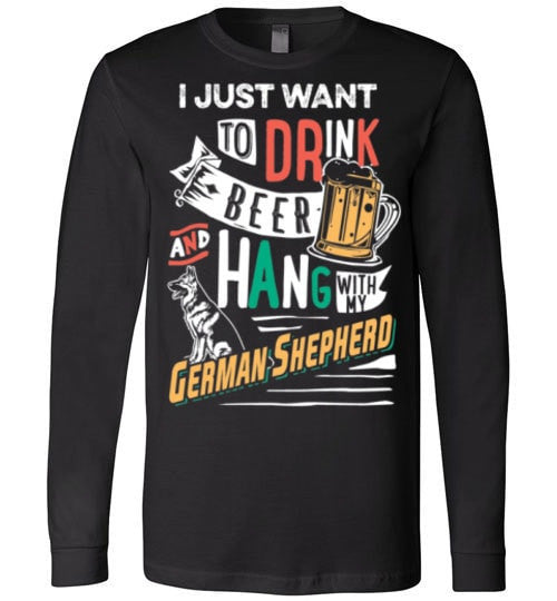 ME, MY BEER AND MY GERMAN SHEPHERD