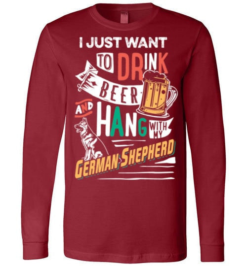 ME, MY BEER AND MY GERMAN SHEPHERD