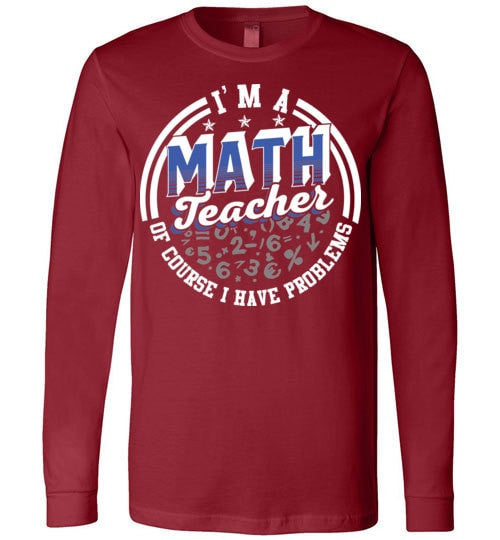 I'M A MATH TEACH, OF COURSE I HAVE PROBLEMS