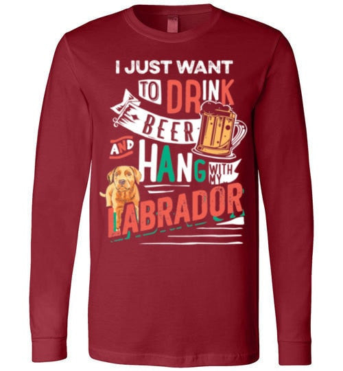 ME, MY BEER AND MY LABRADOR