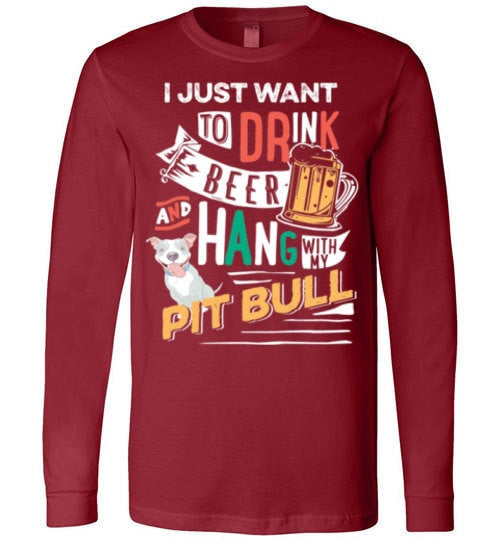 ME, MY BEER AND MY PIT BULL