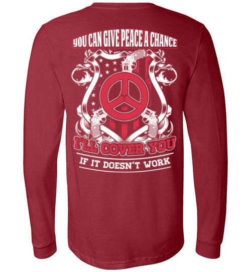 YOU CAN GIVE PEACE A CHANCE I'LL COVER YOU