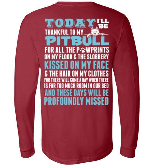 THANKFUL TO MY PIT BULL