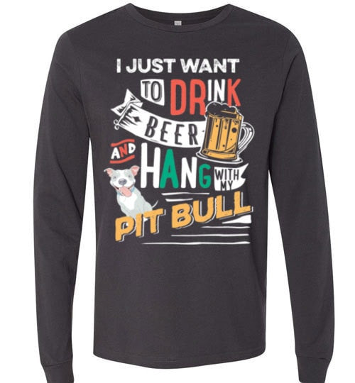 ME, MY BEER AND MY PIT BULL