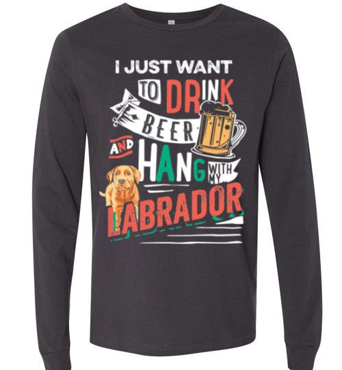 ME, MY BEER AND MY LABRADOR