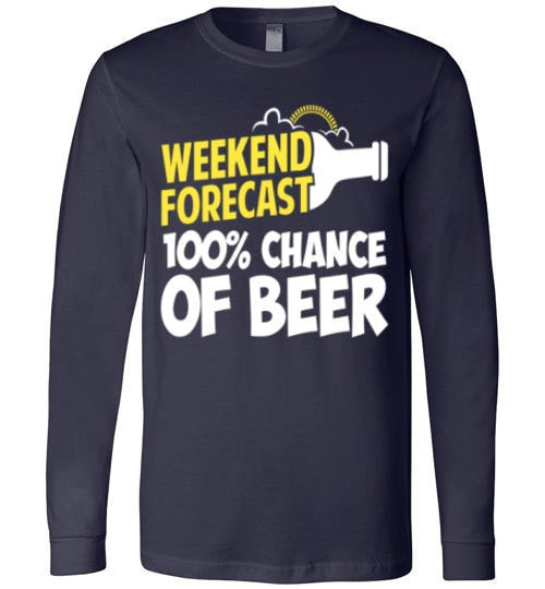 WEEKEND FORECAST 100% CHANCE OF BEER