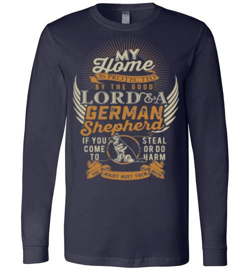 MY HOME IS PROTECTED BY THE LORD & A GSD