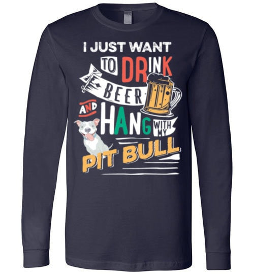 ME, MY BEER AND MY PIT BULL