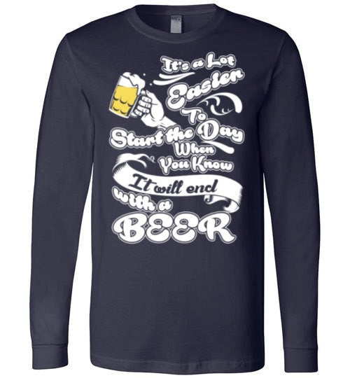 MY DAY WILL END WITH A BEER