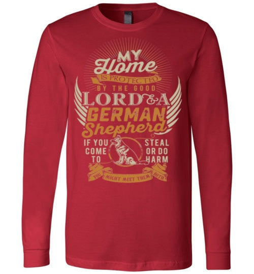 MY HOME IS PROTECTED BY THE LORD & A GSD