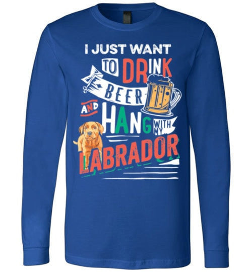 ME, MY BEER AND MY LABRADOR