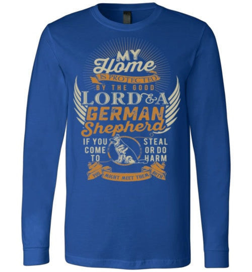 MY HOME IS PROTECTED BY THE LORD & A GSD