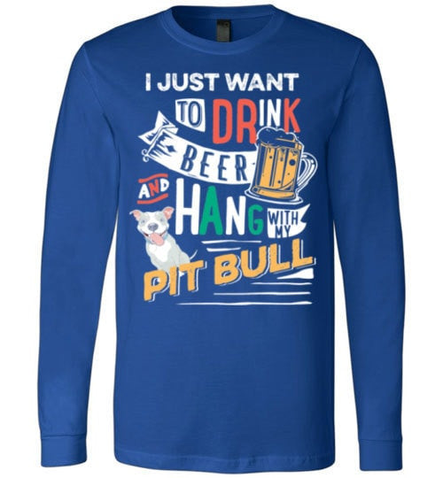 ME, MY BEER AND MY PIT BULL