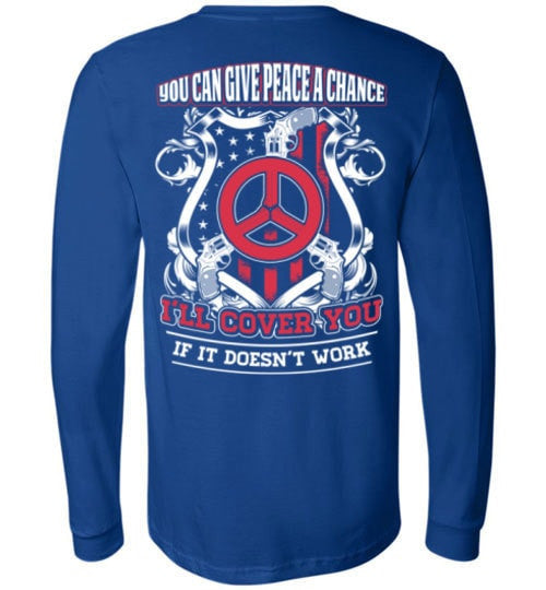 YOU CAN GIVE PEACE A CHANCE I'LL COVER YOU