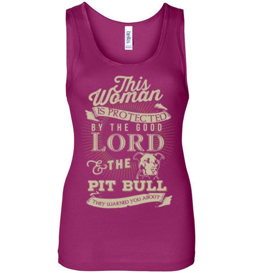 THIS WOMAN IS PROTECTED BY THE GOOD LORD