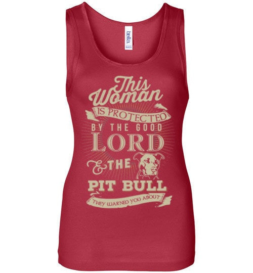 THIS WOMAN IS PROTECTED BY THE GOOD LORD