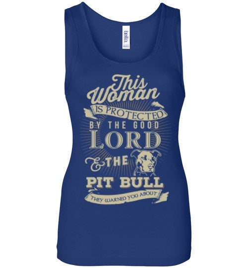 THIS WOMAN IS PROTECTED BY THE GOOD LORD