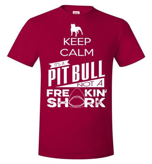 IT'S A PIT BULL NOT A FREAKING SHARK
