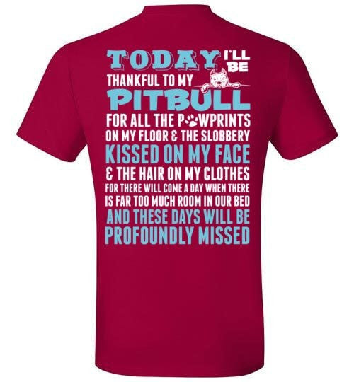 THANKFUL TO MY PIT BULL