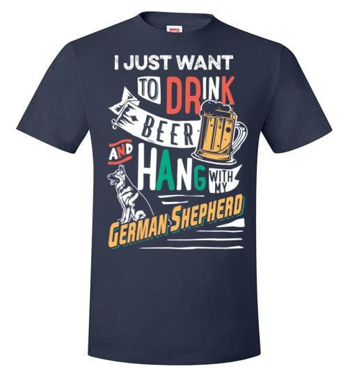 ME, MY BEER AND MY GERMAN SHEPHERD