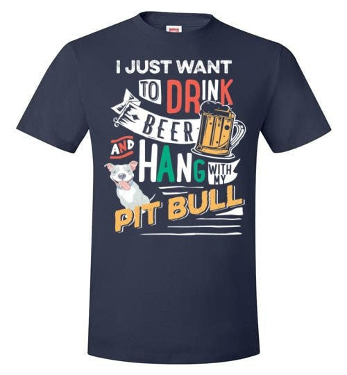 ME, MY BEER AND MY PIT BULL