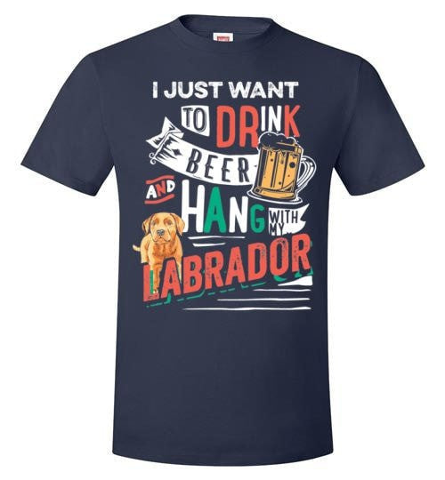 ME, MY BEER AND MY LABRADOR