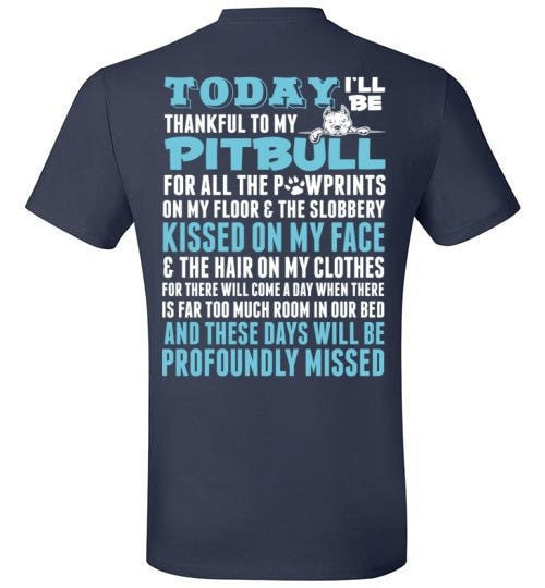 THANKFUL TO MY PIT BULL